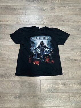 Disturbed The Lost Children Band T-Shirt Heavy Metal Rock Graphic Tee Black XL